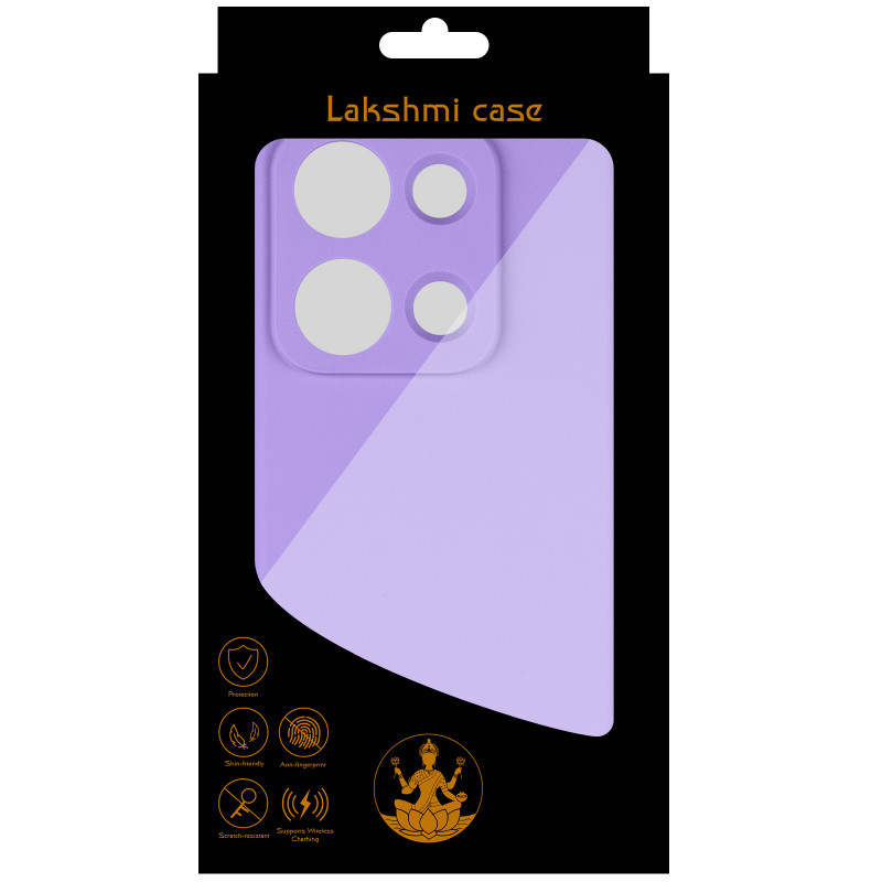 Фото Чехол Silicone Cover Lakshmi Full Camera (AAA) для Xiaomi Redmi Note 14S (Сиреневый / Dasheen) в магазине vchehle.ua