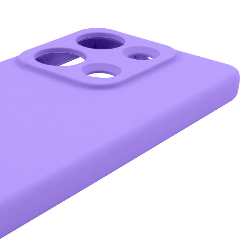 Купить Чехол Silicone Cover Lakshmi Full Camera (AAA) для Xiaomi Redmi Note 14S (Сиреневый / Dasheen) на vchehle.ua