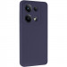 Чехол Silicone Cover Lakshmi Full Camera (AAA) для Xiaomi Redmi Note 14S (Темно-синий / Midnight blue)