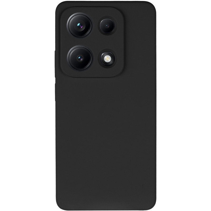 Фото Чехол Silicone Cover Lakshmi Full Camera (AAA) для Xiaomi Redmi Note 14S (Черный / Black) на vchehle.ua