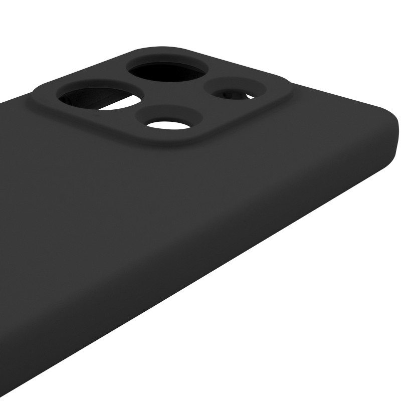 Чехол Silicone Cover Lakshmi Full Camera (AAA) для Xiaomi Redmi Note 14S (Черный / Black) в магазине vchehle.ua