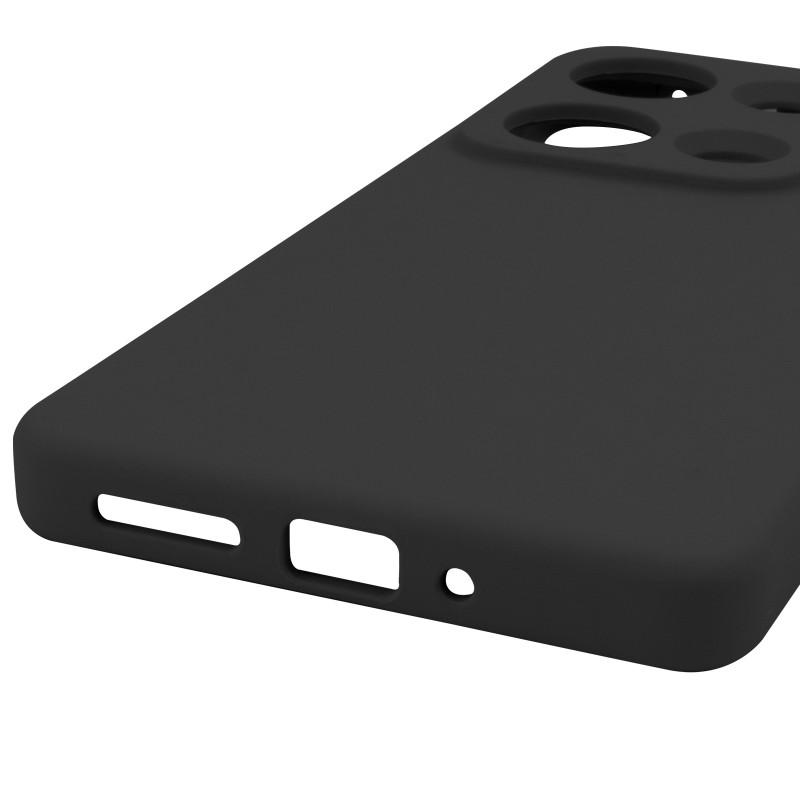 Купить Чехол Silicone Cover Lakshmi Full Camera (AAA) для Xiaomi Redmi Note 14S (Черный / Black) на vchehle.ua