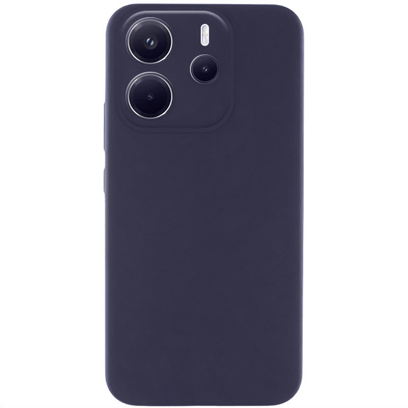 Чехол Silicone Cover Lakshmi Full Camera (AAA) для Xiaomi Redmi Note 14 4G (Europe version) (Серый / Dark Gray)