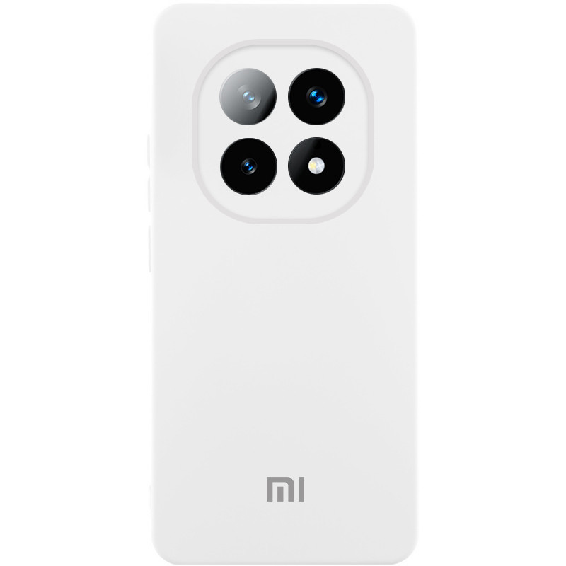 Чохол Silicone Cover Lakshmi Full Camera (AAA) with Logo на Xiaomi Redmi Note 15 4G/5G (EU) (Білий / White)