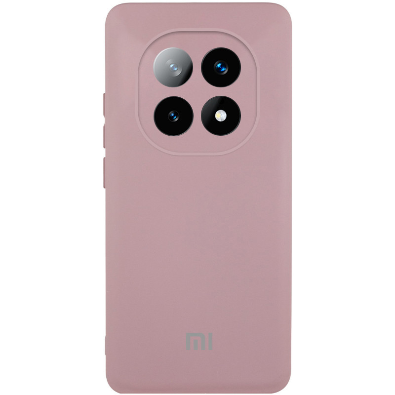 Чохол Silicone Cover Lakshmi Full Camera (AAA) with Logo на Xiaomi Redmi Note 15 4G/5G (EU) (Рожевий / Pink Sand)