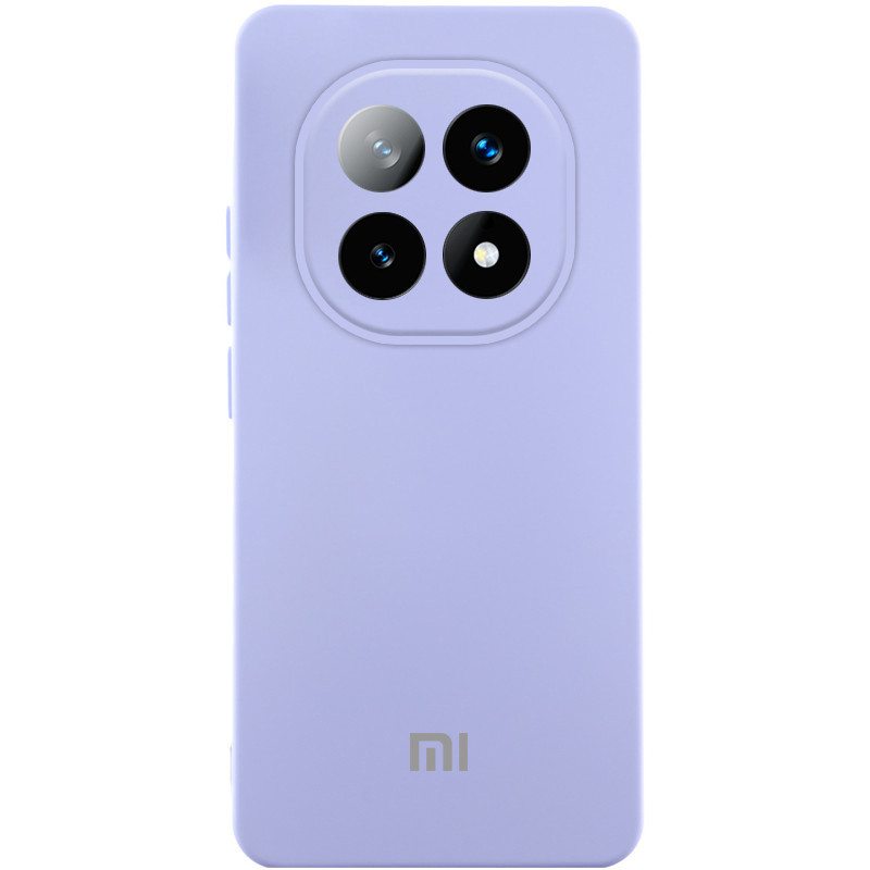Чохол Silicone Cover Lakshmi Full Camera (AAA) with Logo на Xiaomi Redmi Note 15 4G/5G (EU) (Бузковий / Dasheen)