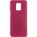 Чохол Silicone Cover Ummi Lakshmi (AA) на Xiaomi Redmi Note 9s / Note 9 Pro / Note 9 Pro Max (Бордовий / Marsala)