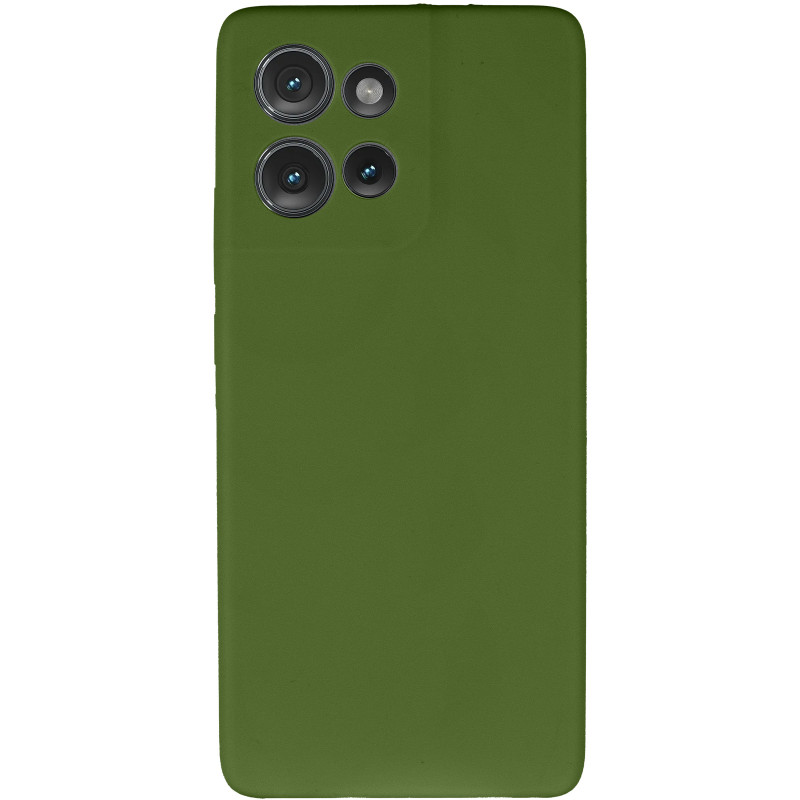 Фото Чохол Silicone Cover Ummi Lakshmi Full Camera (AA) на Motorola Edge 50 Neo (Зелений / Dark green) на vchehle.ua