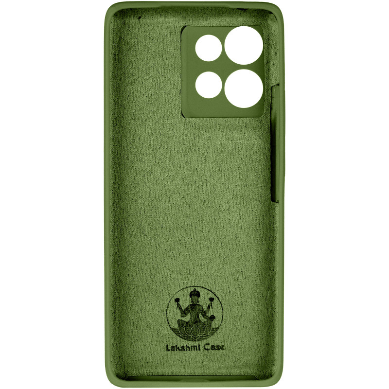 Фото Чохол Silicone Cover Ummi Lakshmi Full Camera (AA) на Motorola Edge 50 Neo (Зелений / Dark green) в маназині vchehle.ua