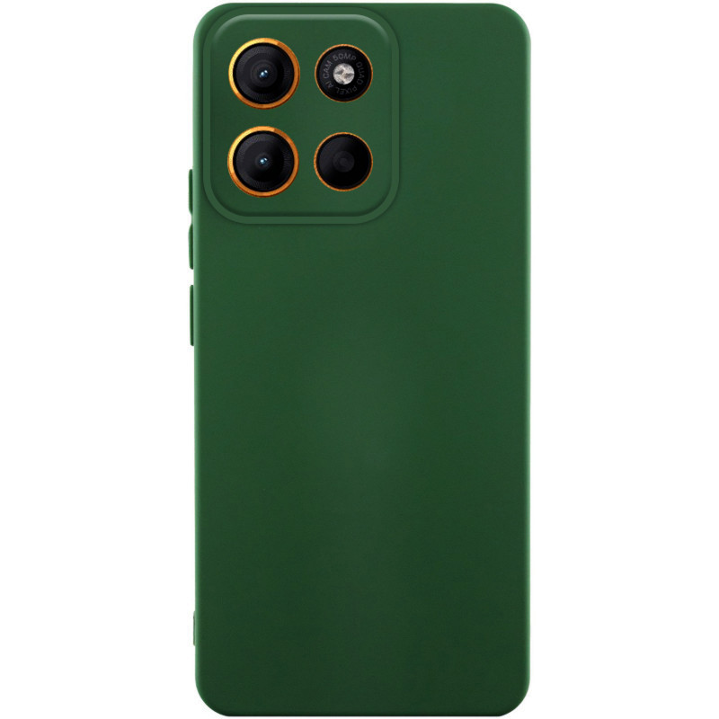 Чехол Silicone Cover Ummi Lakshmi Full Camera (AA) для Motorola Moto G86 5G (Зеленый / Cyprus Green)