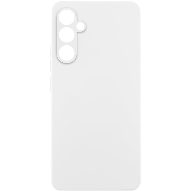 Чехол Silicone Cover Ummi Lakshmi Full Camera (AA) для Samsung Galaxy S25+ (Белый / White)