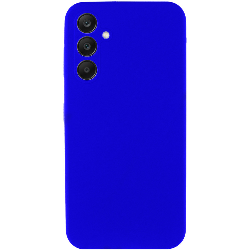 Чехол Silicone Cover Ummi Lakshmi Full Camera (AA) для Samsung Galaxy S25+ (Синий / Iris)