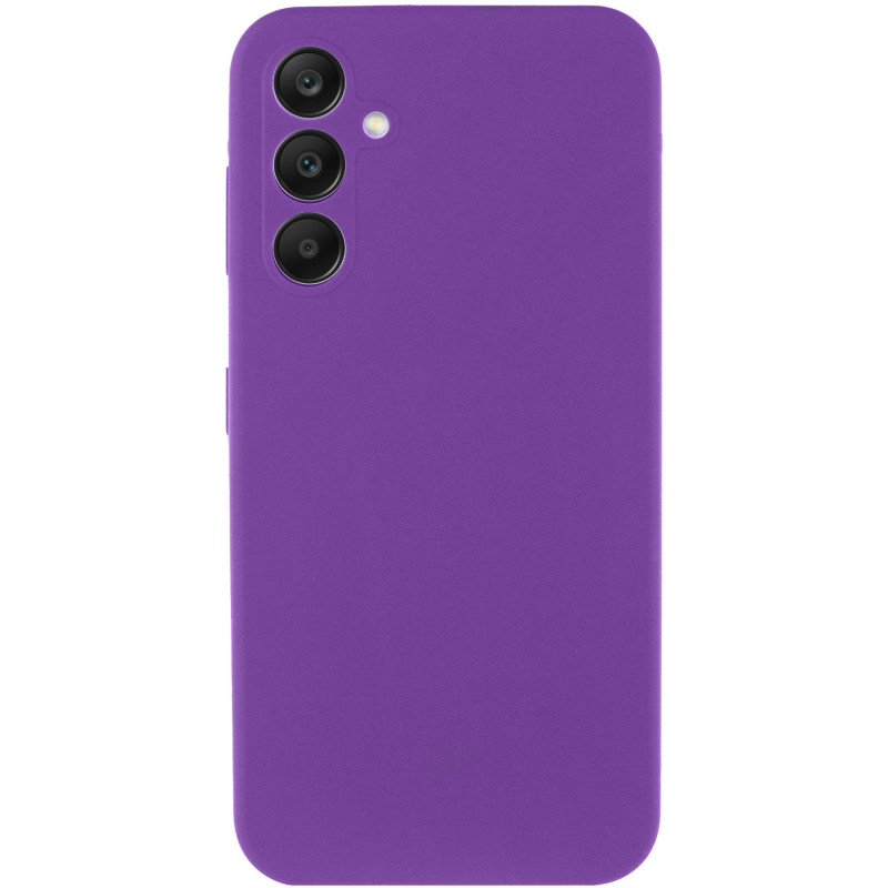 Чехол Silicone Cover Ummi Lakshmi Full Camera (AA) для Samsung Galaxy S25+ (Фиолетовый / Purple)