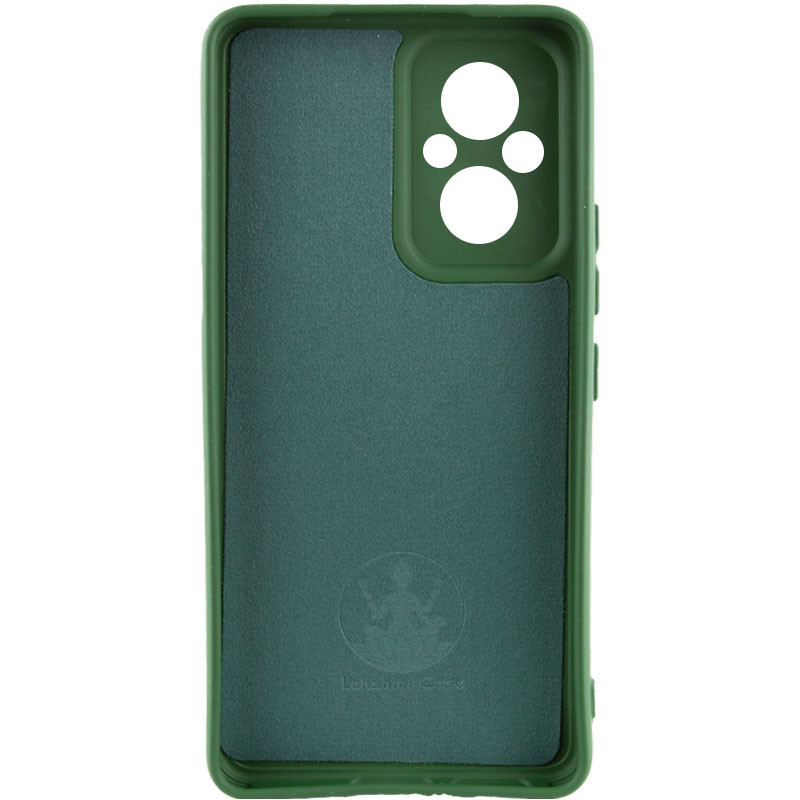Фото Чехол Silicone Cover Ummi Lakshmi Full Camera (AA) для Xiaomi Poco M5 (Зеленый / Dark green) на vchehle.ua