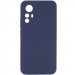 Чохол Silicone Cover Ummi Lakshmi Full Camera (AA) на Xiaomi Redmi Note 12S (Синій / Midnight Blue)
