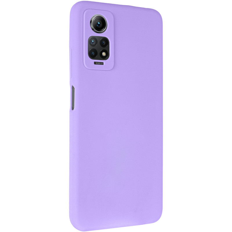 Чехол Silicone Cover Ummi Lakshmi Full Camera (AA) для Xiaomi Redmi Note 12 Pro 4G (Сиреневый / Dasheen)