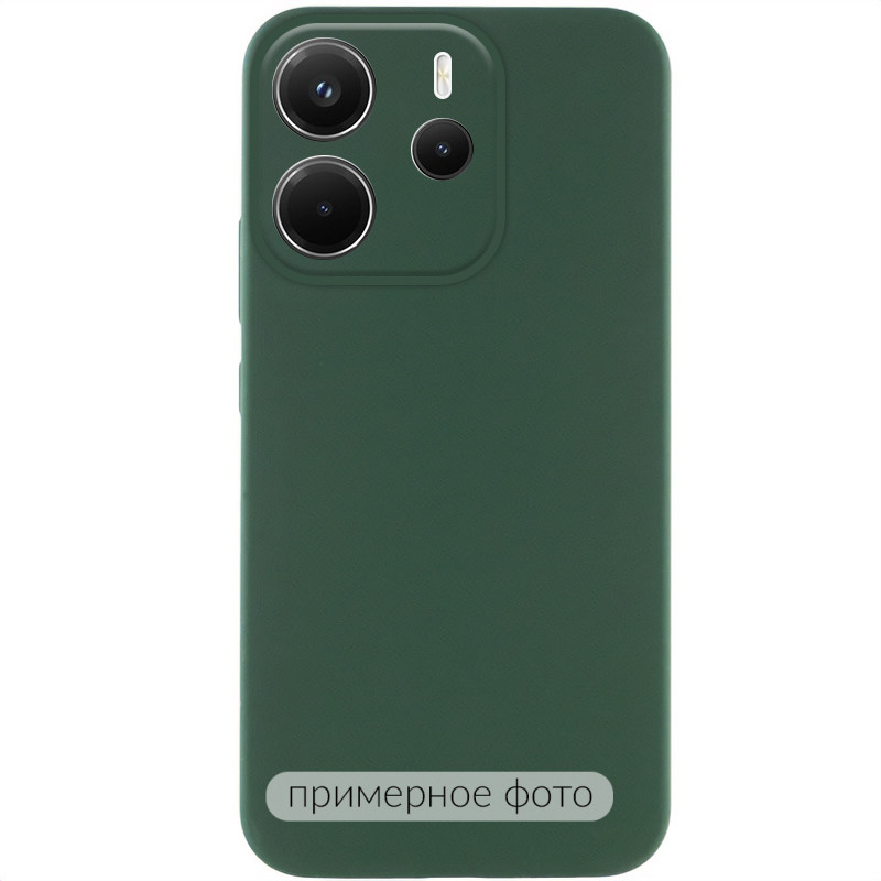 Чехол Silicone Cover Ummi Lakshmi Full Camera (AA) для Xiaomi Redmi 15 4G (Global) / 5G (Зеленый / Dark green)