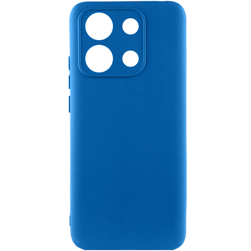 Чехол Silicone Cover Ummi Lakshmi Full Camera (AA) для Xiaomi Redmi Note 14S (Синий / Navy Blue)
