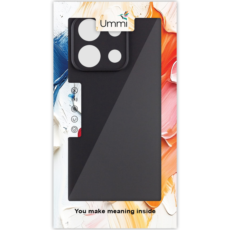 Фото Чохол Silicone Cover Ummi Lakshmi Full Camera (AA) на Xiaomi Poco X6 / Note 13 Pro 5G (Чорний / Black) в маназині vchehle.ua