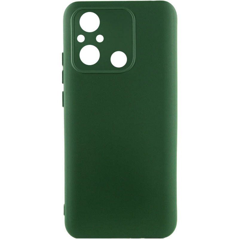 Чехол Silicone Cover Ummi Lakshmi Full Camera (AA) для Xiaomi Redmi 12C / Poco C55 (Зеленый / Cyprus Green)