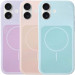 Чехол Silk Duo Color (AA) NO LOGO with Magnetic Fit для Apple iPhone 17 (6.3")
