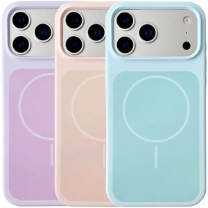 Чехол Silk Duo Color (AA) NO LOGO with Magnetic Fit для Apple iPhone 17 Pro Max (6.9")