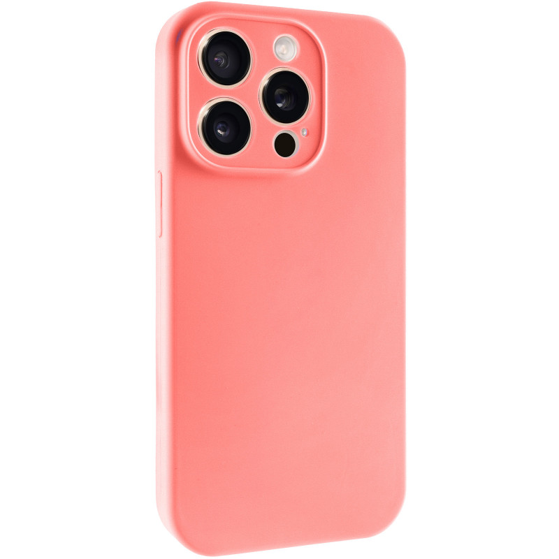 Чехол Silk Full Camera Protective (AA) NO LOGO для Apple iPhone 14 Pro (6.1") (Коралловый / Pink Orange)