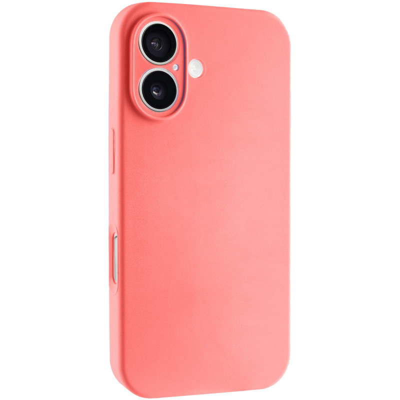 Чехол Silk Full Camera Protective (AA) NO LOGO для Apple iPhone 16 (6.1") (Коралловый / Pink Orange)