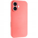 Чехол Silk Full Camera Protective (AA) NO LOGO для Apple iPhone 16 (6.1") (Коралловый / Pink Orange)