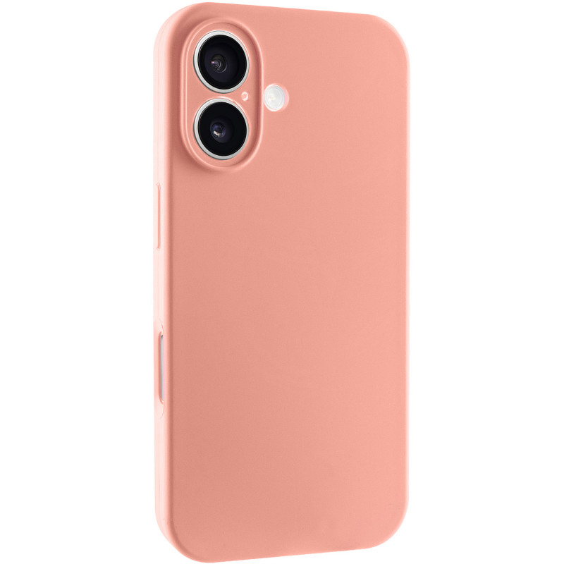 Чехол Silk Full Camera Protective (AA) NO LOGO для Apple iPhone 16 (6.1") (Персиковый / Peach)
