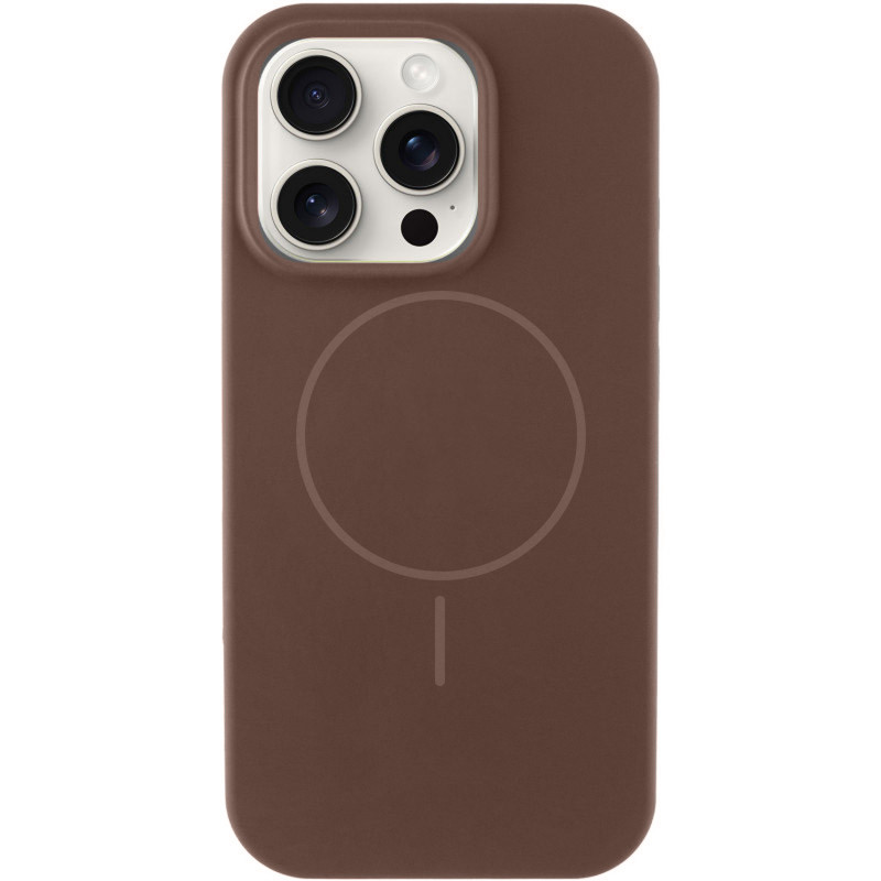 Чохол Silk Full Protective (AA) NO LOGO with Magnetic Fit на Apple iPhone 14 Pro Max (6.7") (Коричневий / Brown)