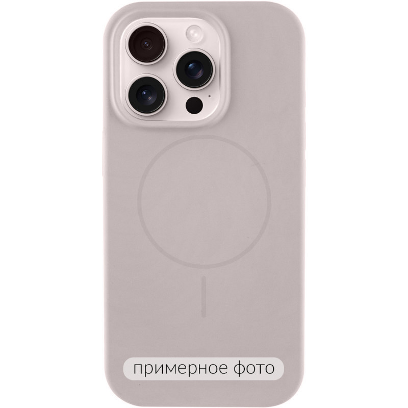 Чехол Silk Full Protective (AA) NO LOGO with Magnetic Fit для Apple iPhone 16 (6.1") (Серый / Lavender)