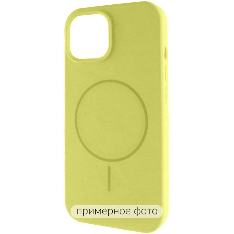 Чехол Silk Full Protective (AA) NO LOGO with Magnetic Fit для Apple iPhone 17 Pro Max (6.9") (Желтый / Lemon Yellow)