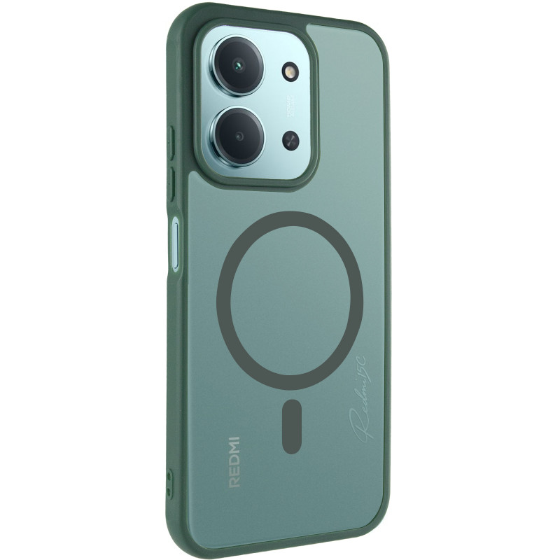 Чехол TPU Bloom with Magnetic Fit для Xiaomi Redmi 15C (EU) (Green)