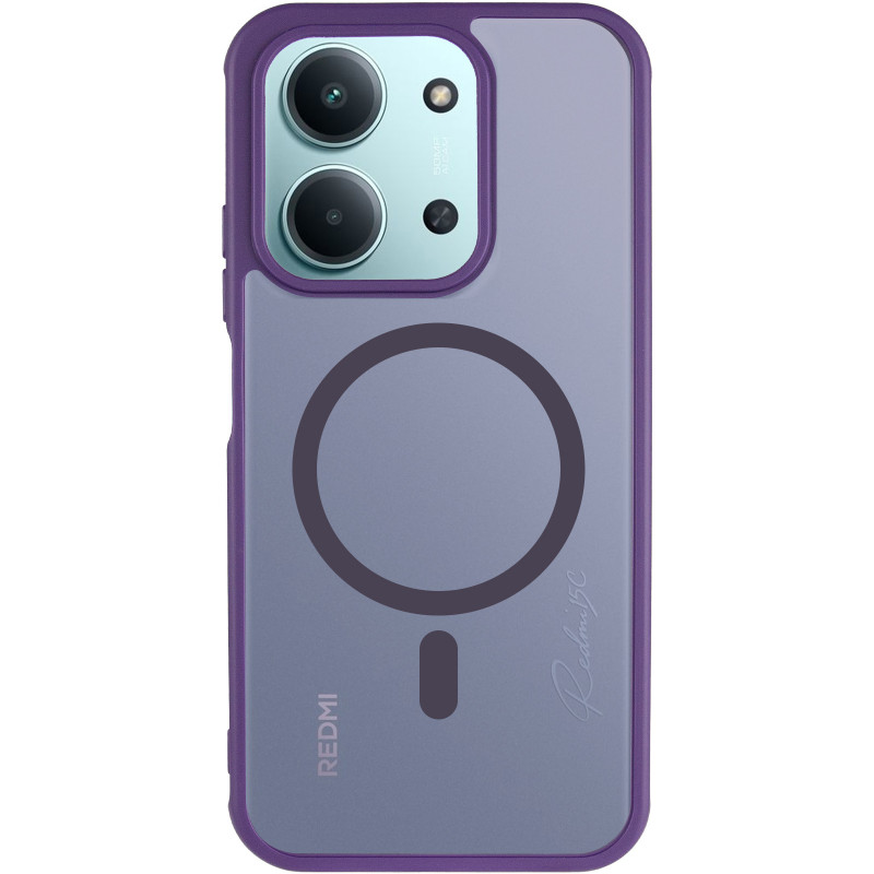 Фото Чехол TPU Bloom with Magnetic Fit для Xiaomi Redmi 15C (EU) (Purple) на vchehle.ua