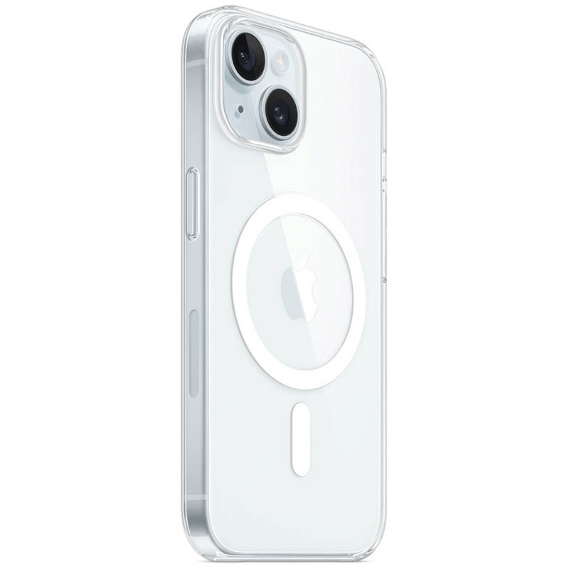 Фото Чехол TPU Crystal Case with Magnetic Fit для Apple iPhone 13 / 14 (6.1") (Clear) на vchehle.ua