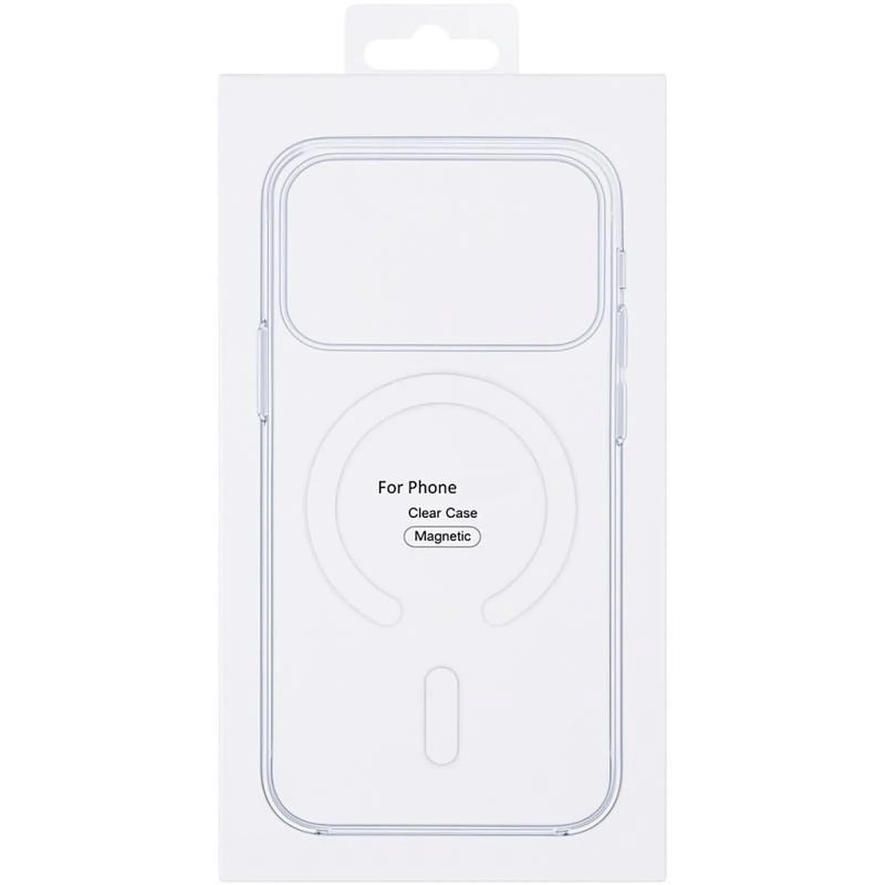 Фото Чехол TPU Crystal Case with Magnetic Fit для Apple iPhone 17 Pro / 18 Pro (6.3") (Clear) в магазине vchehle.ua