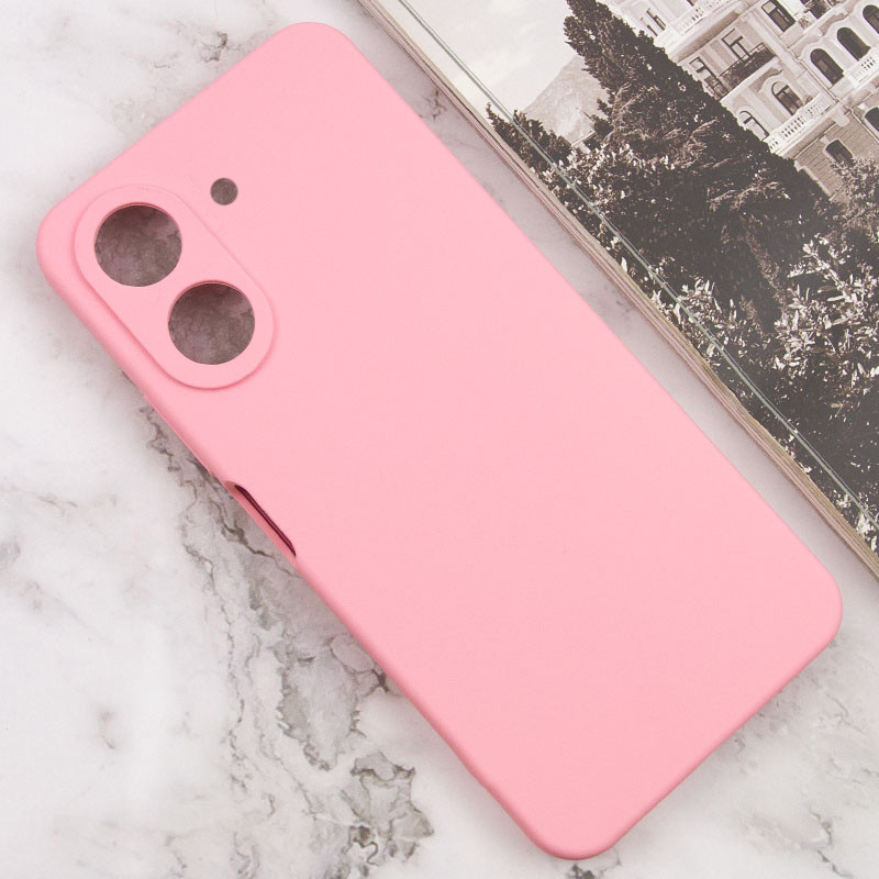 Фото Чохол TPU GETMAN Liquid Silk Full Camera на Xiaomi Redmi 13C / Poco C65 (Рожевий / Pink) на vchehle.ua