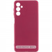 Чехол TPU GETMAN Liquid Silk Full Camera для Motorola Edge 60 Pro (Бордовый / Marsala)