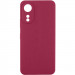 Чохол TPU GETMAN Liquid Silk Full Camera на Oppo A78 4G (Бордовий / Marsala)
