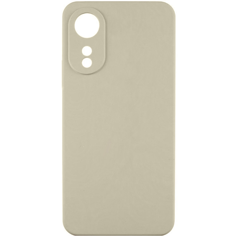 Чохол TPU GETMAN Liquid Silk Full Camera на Oppo A78 4G (Пісочний / Sand)