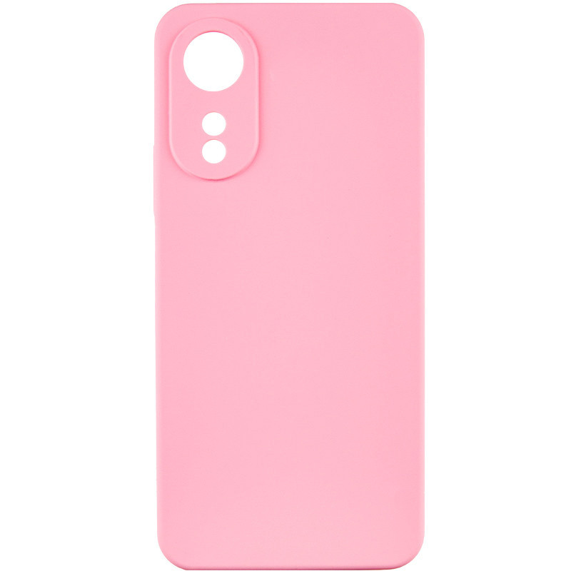 Чохол TPU GETMAN Liquid Silk Full Camera на Oppo A78 4G (Рожевий / Pink)