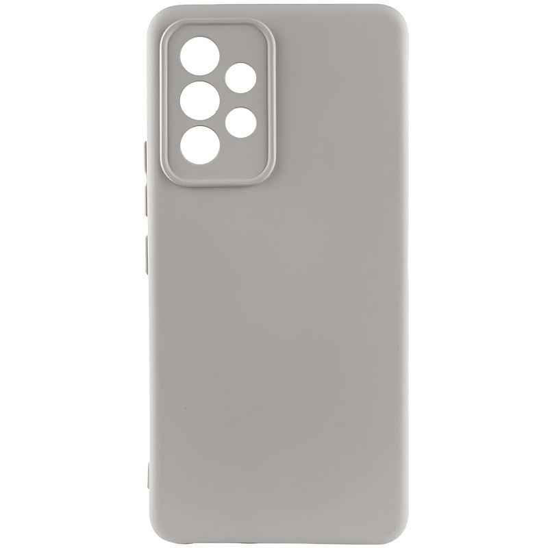 Чехол TPU GETMAN Liquid Silk Full Camera для Samsung Galaxy A52 4G / A52 5G / A52s (Серый / Lavender)