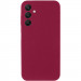 Чехол TPU GETMAN Liquid Silk Full Camera для Samsung Galaxy A37 5G (Бордовый / Marsala)