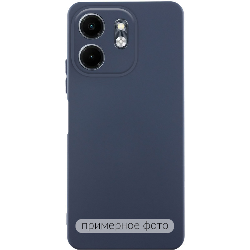 Чехол TPU GETMAN Liquid Silk Full Camera для Xiaomi Redmi 15C (EU) (Синий / Midnight Blue)