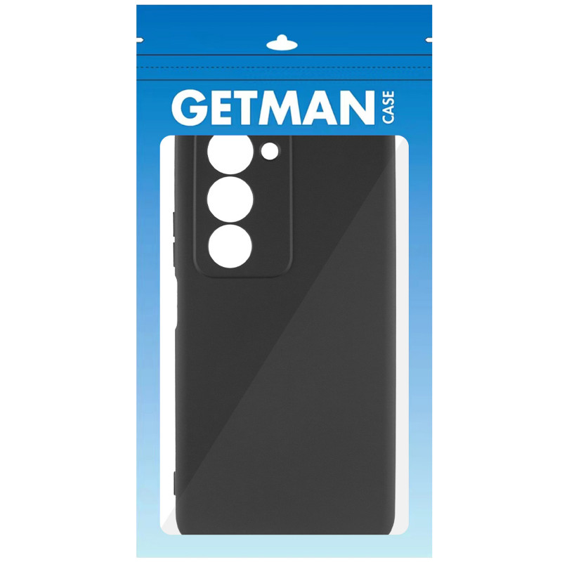 Купити Чохол TPU GETMAN Liquid Silk Full Camera на Xiaomi Redmi 15 (EU) (Чорний / Black) на vchehle.ua