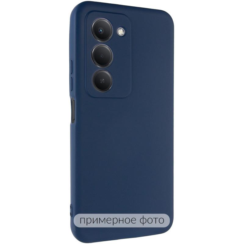 Чохол TPU GETMAN Liquid Silk Full Camera на Xiaomi Redmi 15C (Global) / Poco C85 (Global) (Синій / Midnight Blue)