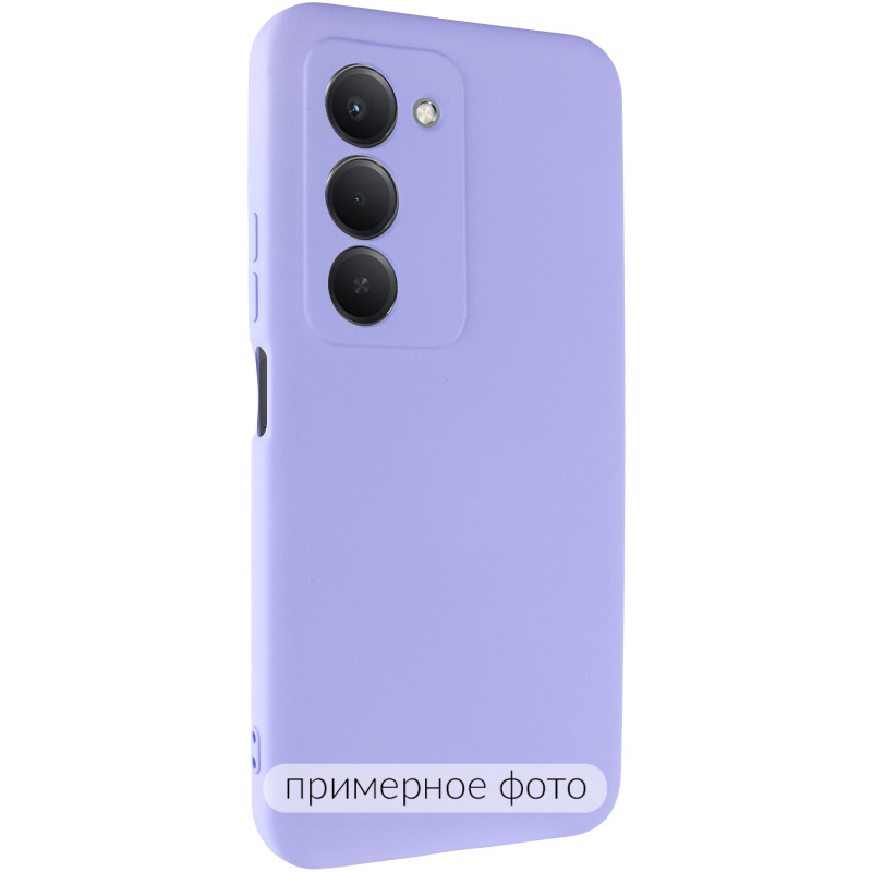 Чохол TPU GETMAN Liquid Silk Full Camera на Xiaomi Redmi 15C (Global) / Poco C85 (Global) (Бузковий / Light purple)