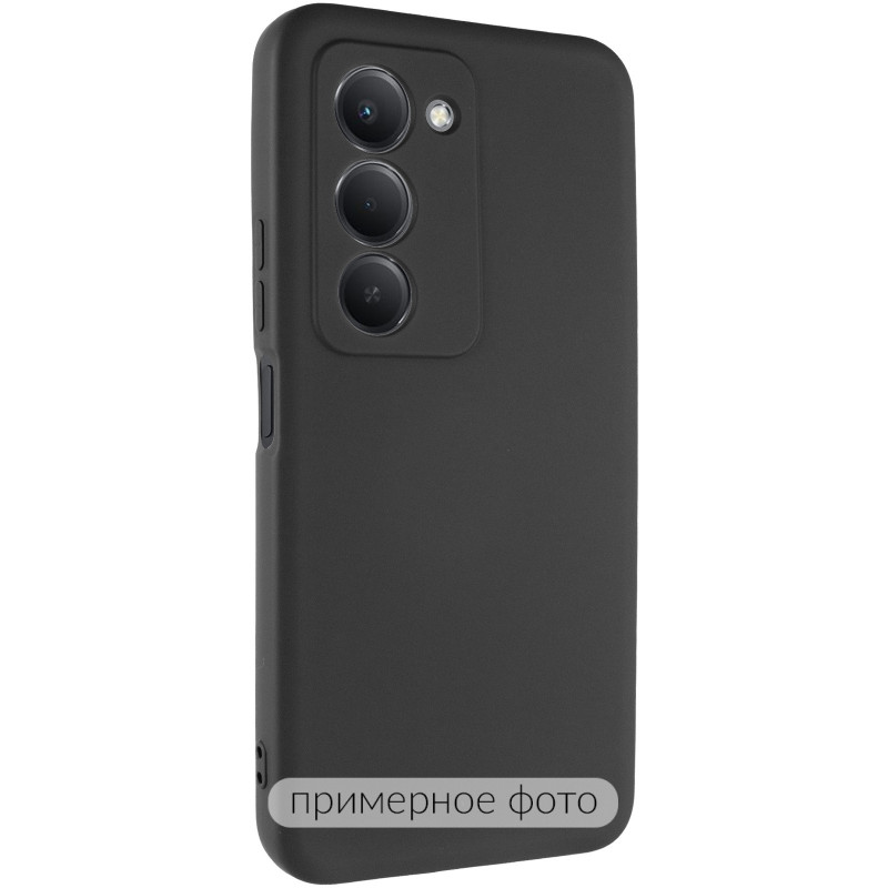 Чохол TPU GETMAN Liquid Silk Full Camera на Xiaomi Redmi 15C (Global) / Poco C85 (Global) (Чорний / Black)
