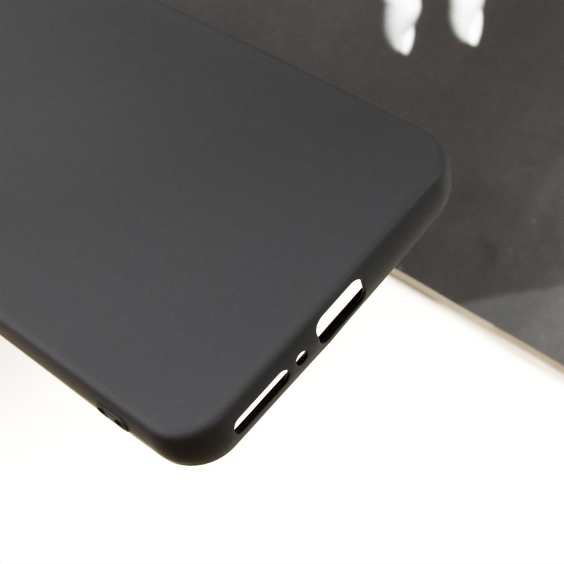 Чехол TPU GETMAN Liquid Silk Full Camera для Xiaomi Redmi Note 13 4G (Черный / Black) в магазине vchehle.ua